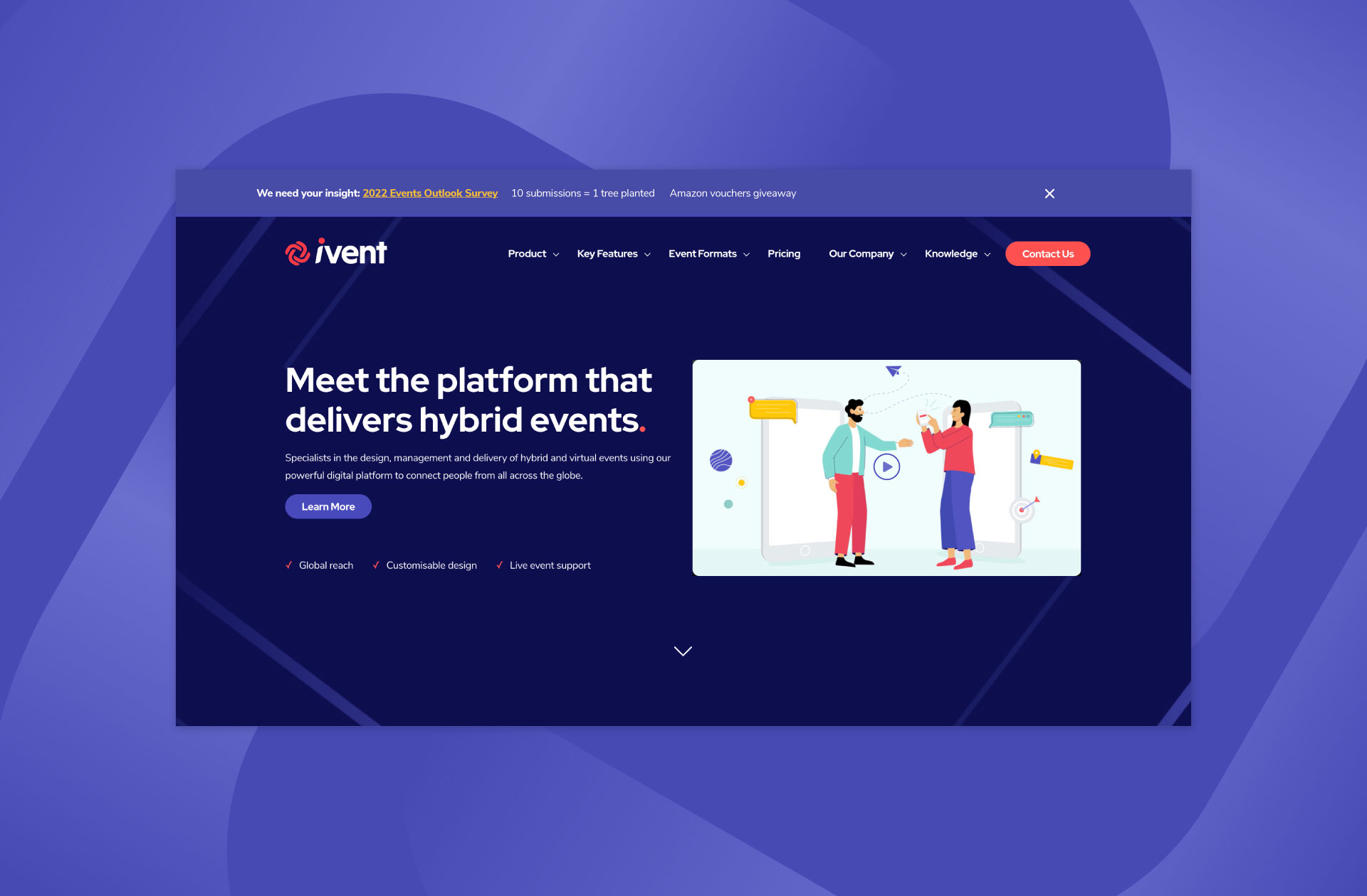 Ivent-portfolio-homepage-hero