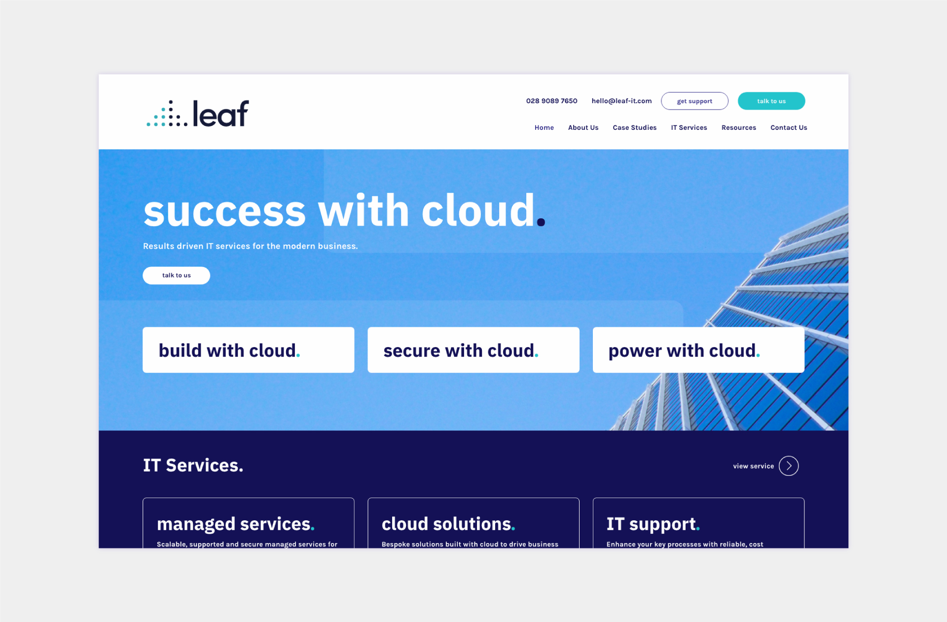 leaf-homepagedesign-belfast