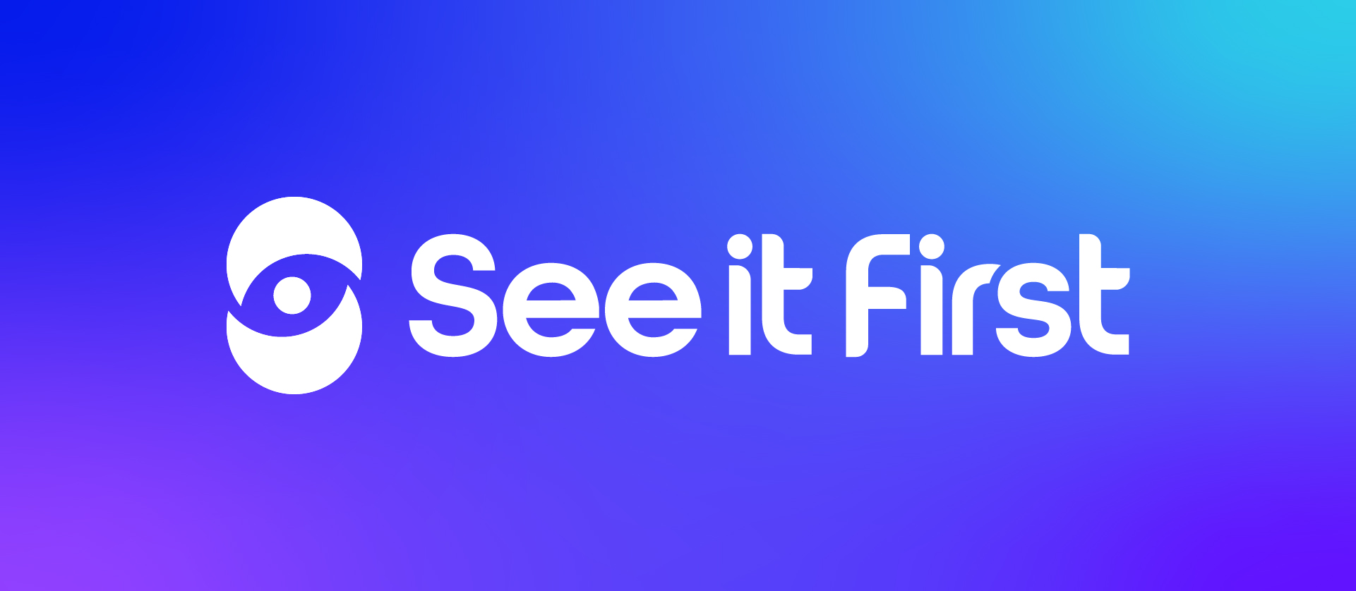 see it first logo on purple background