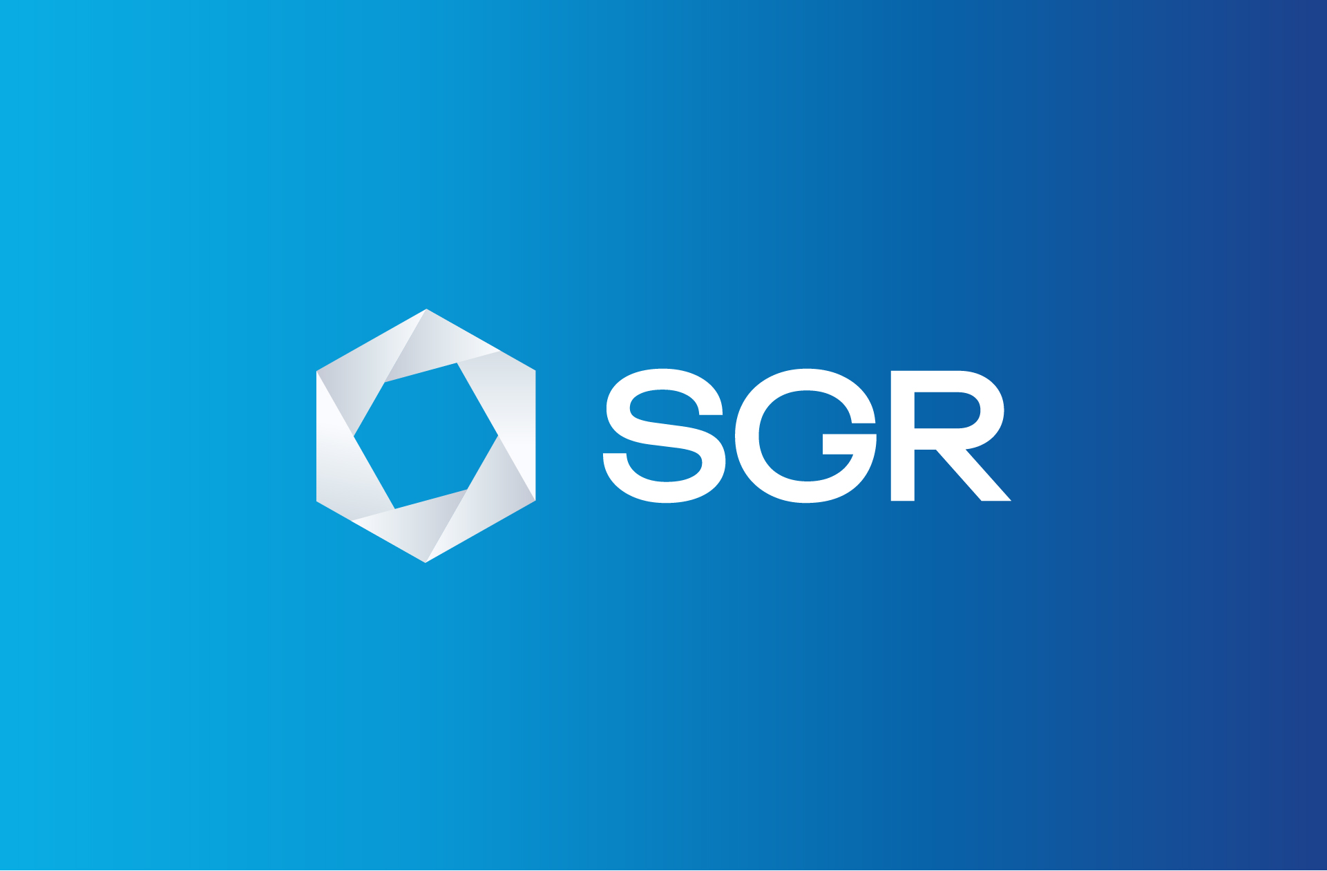 SGR Compliance - White Logo Design on Blue