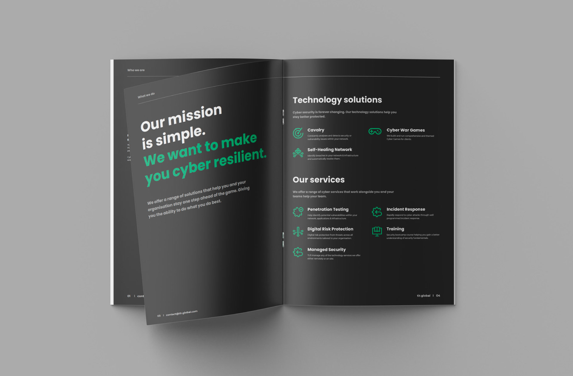 TLR Brochure Spread