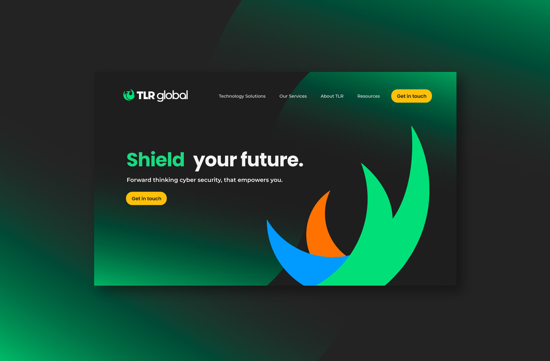 TLR website homepage