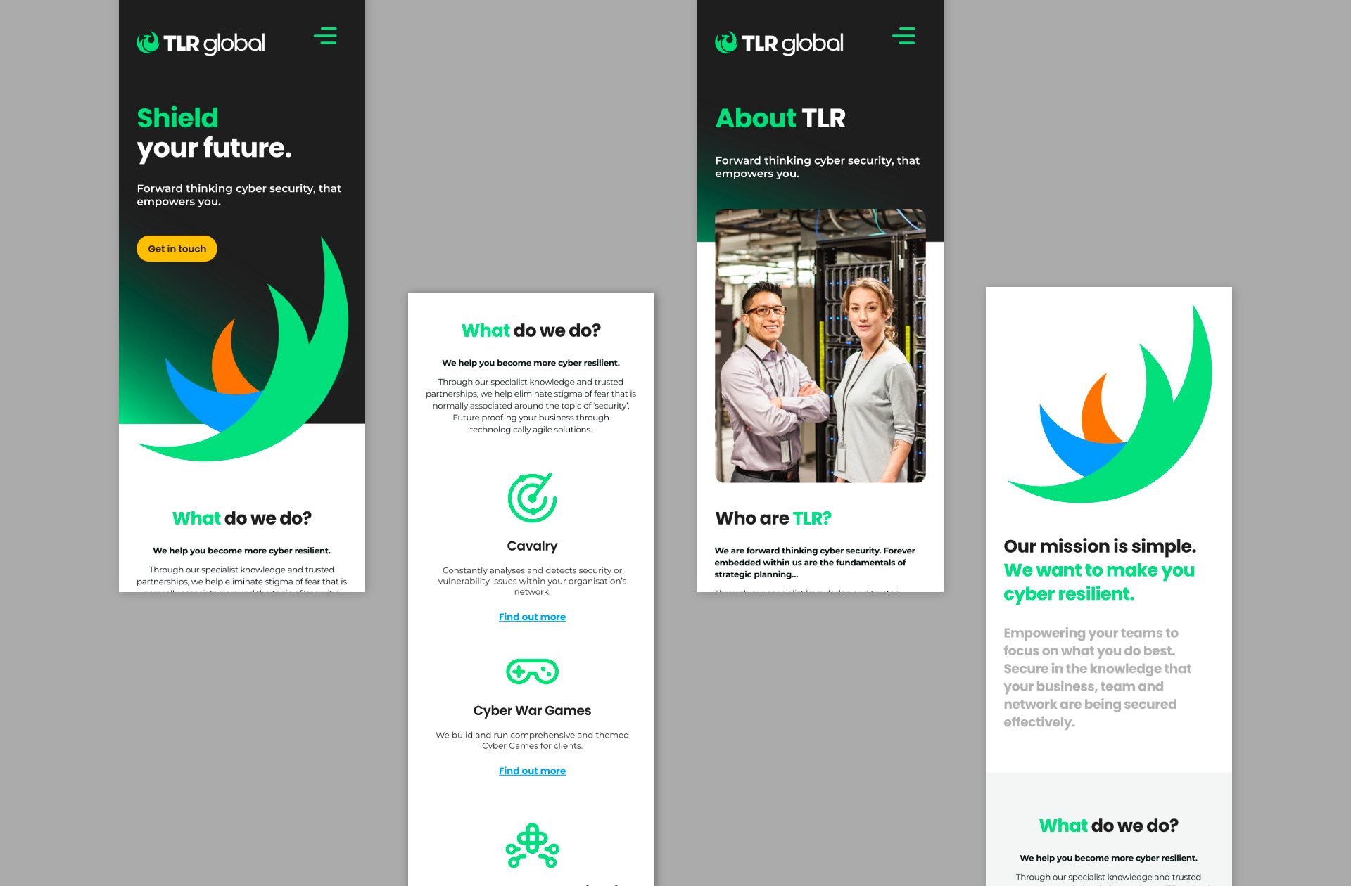 TLR website mobile