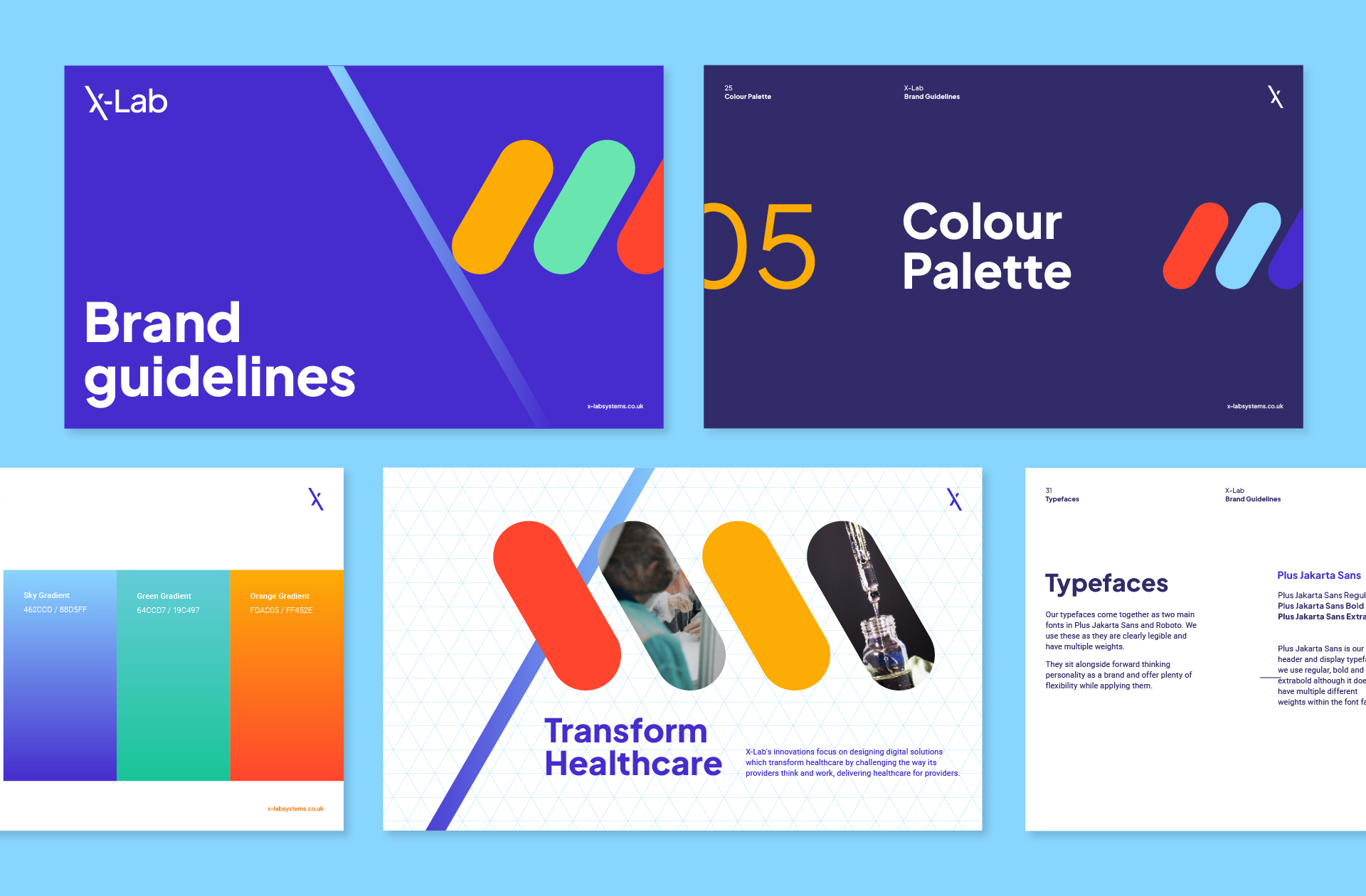 X-Lab brand guidelines document