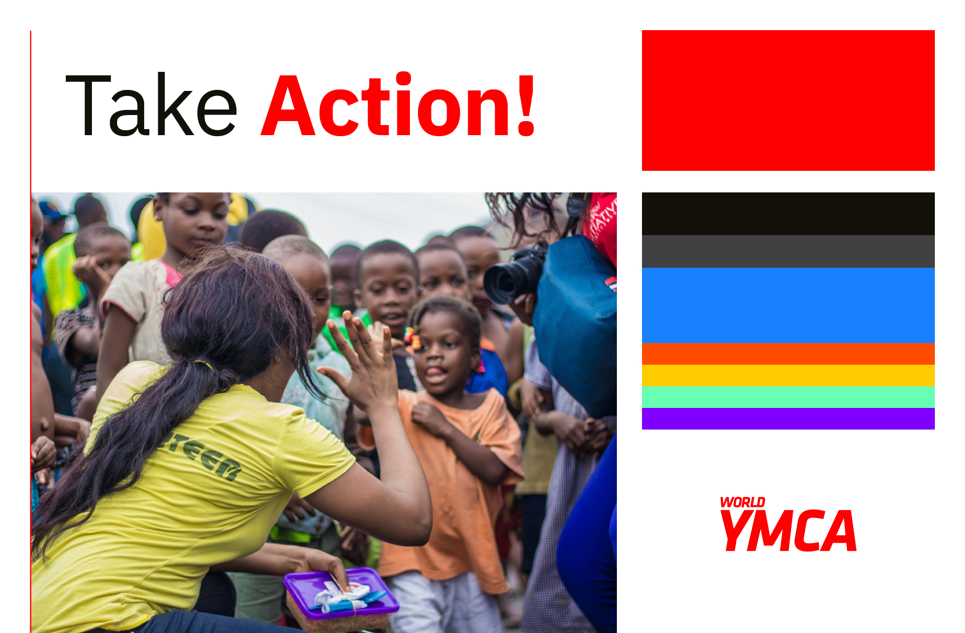 YMCA – Case study – Colour palette